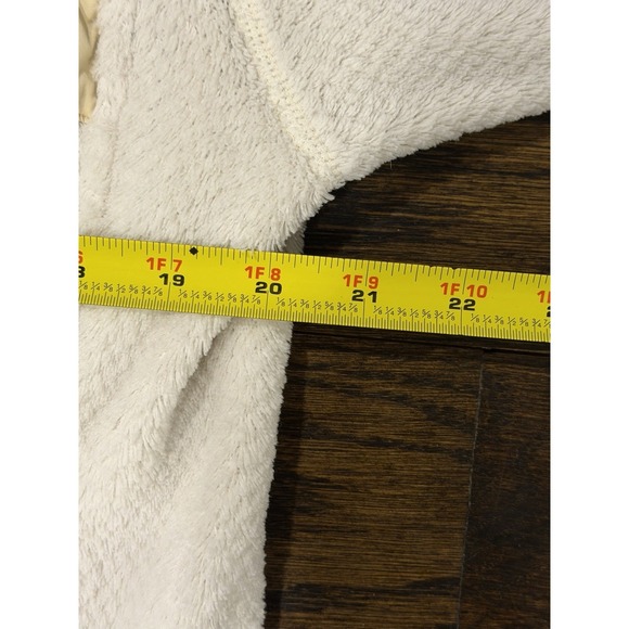 Patagonia Re-Tool Snap-T Fleece Pullover Large  Womens Top 1/4 White - Picture 4 of 6